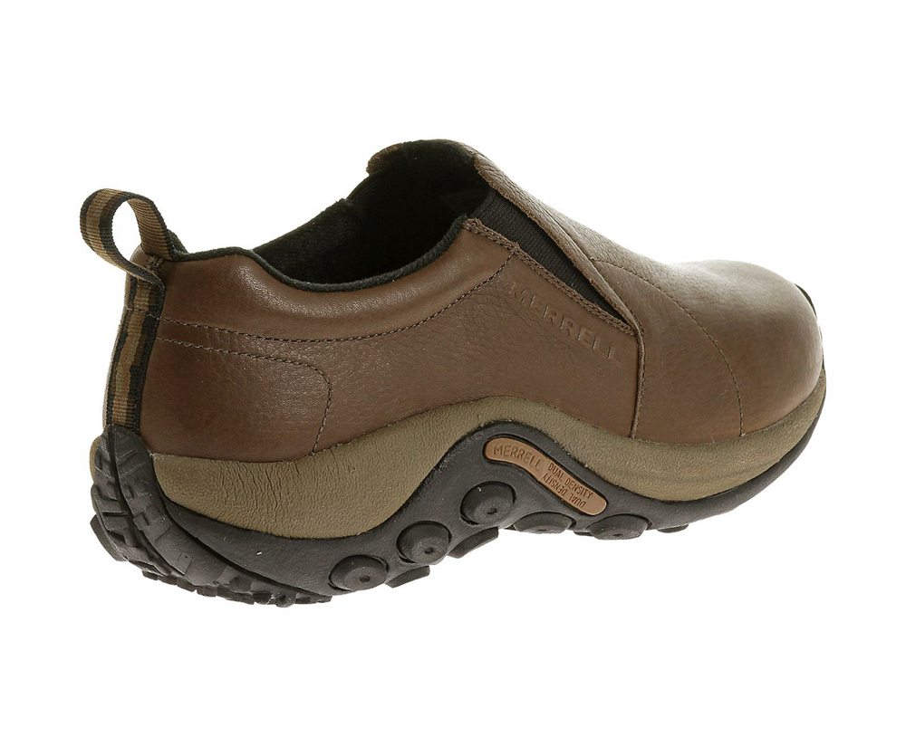 Merrell Slip Ons Brown - Jungle Moc - Mens 89SYVIMLT